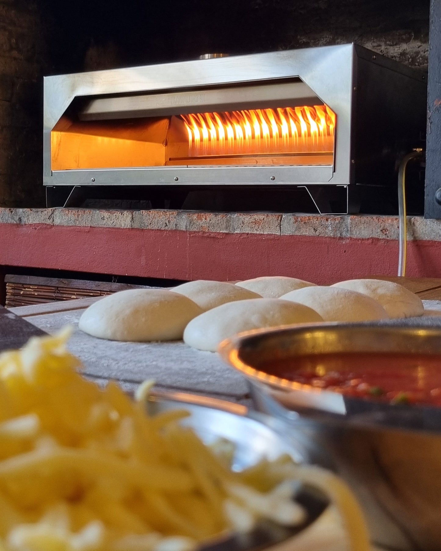 Horno compacto a gas