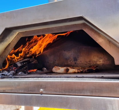 Horno a leña para exterior e interior Saturni Piazza