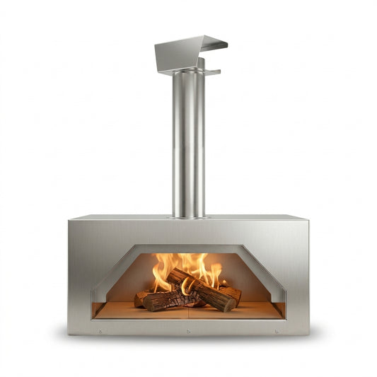 Horno a leña para exterior e interior Saturni Piazza