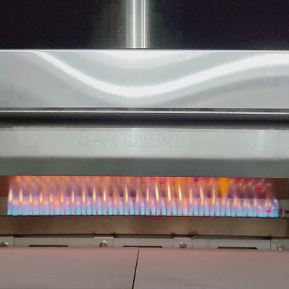 Horno compacto a gas