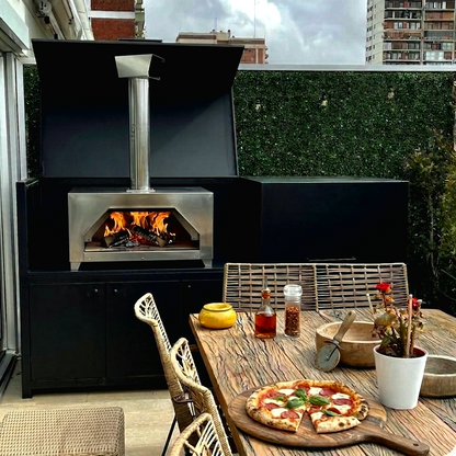 Horno a leña para exterior e interior Saturni Piazza